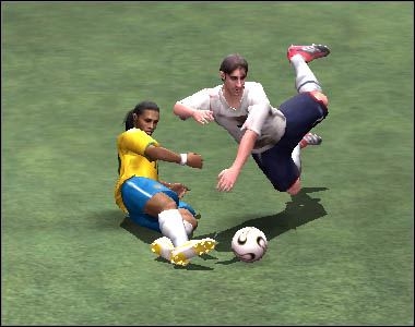 Fouls often end with a yellow or red cards, but remember that there is an advantage clause - FIFA 2006: Defence and fouls - FIFA 2006: Movement - 2006 FIFA World Cup Germany Game Guide