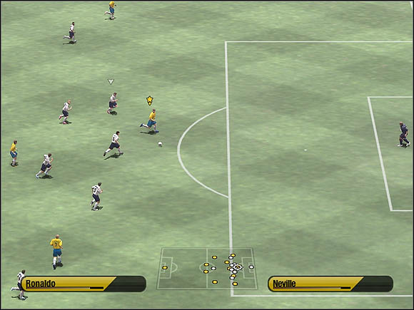 Now you control the forwarder - FIFA 2006: Through balls - FIFA 2006: Tactical solutions - 2006 FIFA World Cup Germany Game Guide