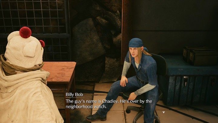 During your first conversation with Billy Bob, the character will show you the location of the Shinra corporation main building - Final Fantasy VII Remake Intermission: Gain Intel - walkthrough - Chapter 1: Wutais Finest - Final Fantasy 7 Remake Guide