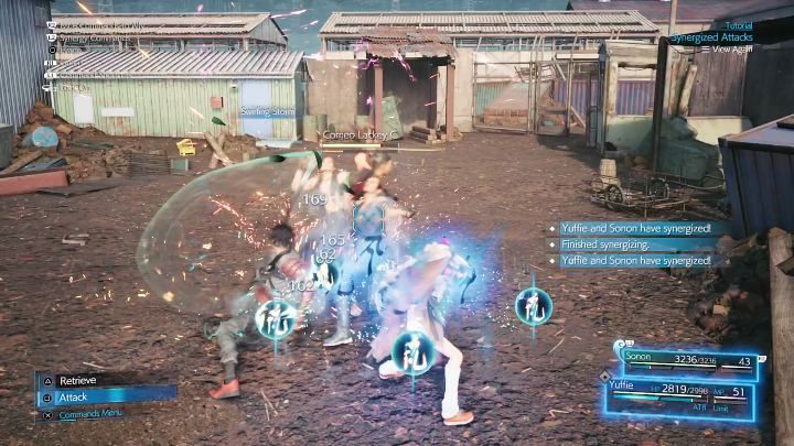 Before the entrance to the abandoned warehouse, where Nayo planned to meet with the ID supplier, youll meet Corneos lackeys - Final Fantasy VII Remake Intermission: The Handoff - walkthrough - Chapter 1: Wutais Finest - Final Fantasy 7 Remake Guide