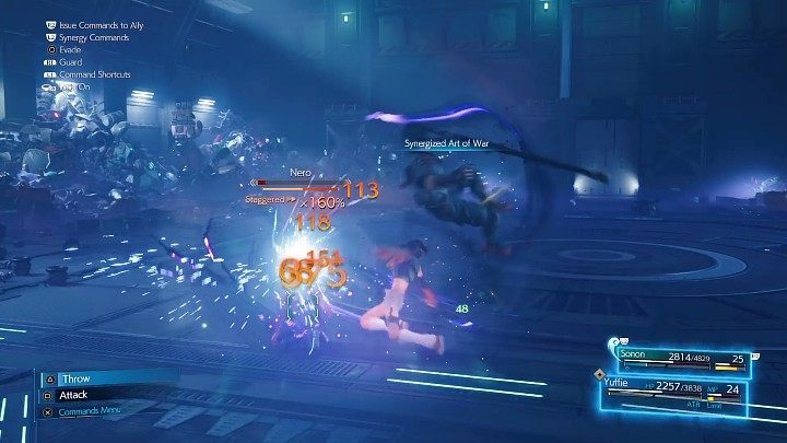 Focus on destroying Abyssal Wings to induce Staggered status - Final Fantasy VII Remake Intermission: Nero - boss, how to beat? - Bosses - Final Fantasy 7 Remake Guide