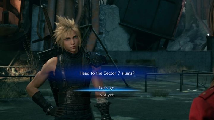 Youll run into bandits - Final Fantasy 7 Remake: The Town That Never Sleeps, walkthrough - Chapters - Final Fantasy 7 Remake Guide