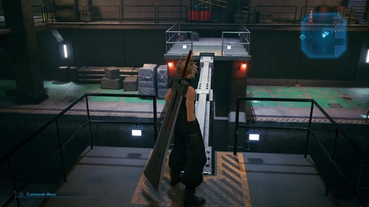 After you reach the dam room, go down a ladder and use a switch next to the dam to lower the water level - Final Fantasy 7 Remake: Rough Waters, walkthrough - Chapters - Final Fantasy 7 Remake Guide