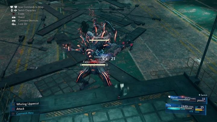 Time to face a boss - Failed Experiment - Final Fantasy 7 Remake: A Broken World, walkthrough - Chapters - Final Fantasy 7 Remake Guide