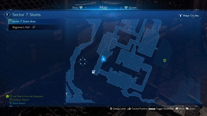 Complete the previous side missions to unlock this one - Final Fantasy 7 Remake: Just Flew In from the Graveyard quest, walkthrough - Chapter 3, Home Sweet Slum - Final Fantasy 7 Remake Guide