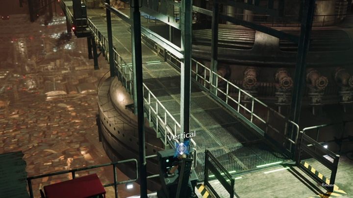 Now set the bridge in the right place to create a path - Final Fantasy 7 Remake: Collapsed Passageway discovery, walkthrough - Discoveries - Final Fantasy 7 Remake Guide