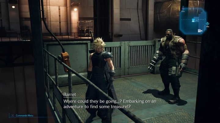 To get this item, you must first restore power to the Cargo Platform - Final Fantasy 7 Remake: Inside the Ventilation Fan discovery, walkthrough - Discoveries - Final Fantasy 7 Remake Guide