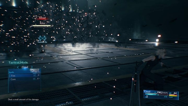 Time to fight Rufus - Final Fantasy 7 Remake: Rufus and Darkstar boss fight - Bosses - Final Fantasy 7 Remake Guide