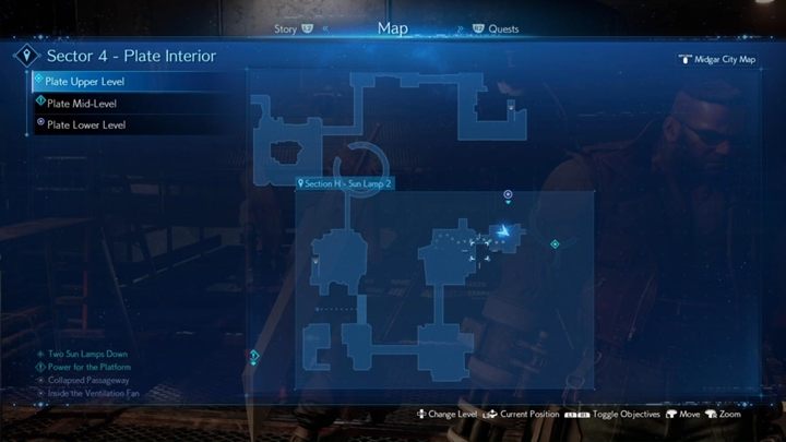 Now set the crossing to the left and take the new route - Final Fantasy 7 Remake: Light the Way, walkthrough - Chapters - Final Fantasy 7 Remake Guide