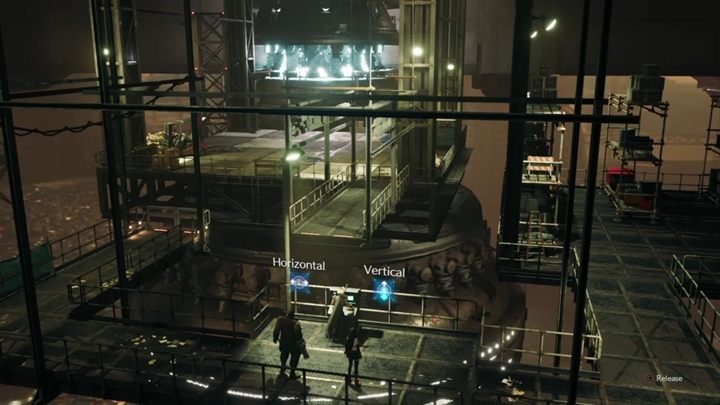 Go down the ladder and use the lift to go to the right - Final Fantasy 7 Remake: Light the Way, walkthrough - Chapters - Final Fantasy 7 Remake Guide