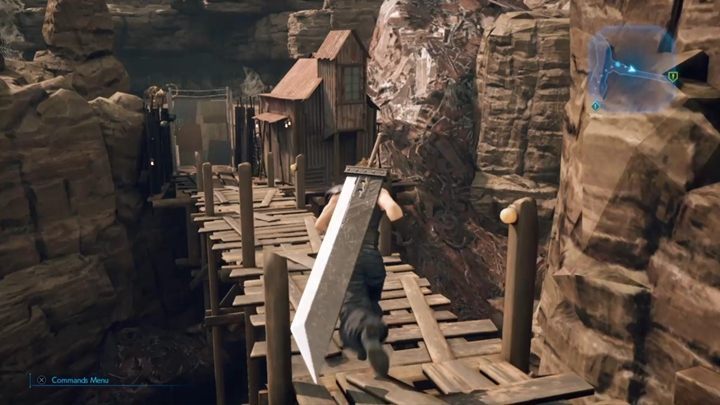 Find a concerned man standing near the weapons merchant - Final Fantasy 7 Remake: Paying Respects quest, walkthrough - Chapter 8, Budding Bodyguard - Final Fantasy 7 Remake Guide