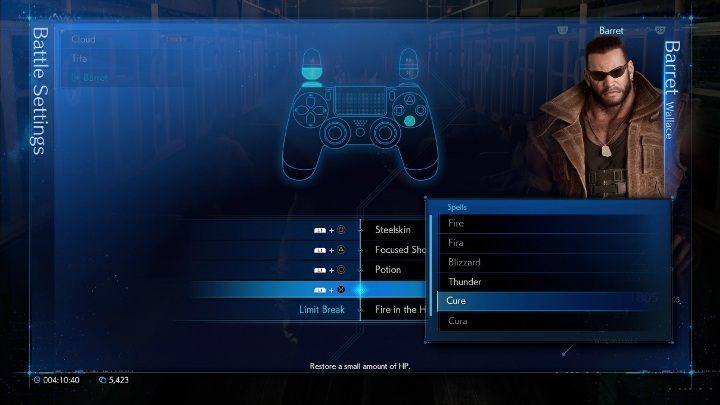 Remember that even if a particular character leaves your team for a while, the shortcuts wont be reset - Final Fantasy 7 Remake: Combat - how to set shortcuts? - FAQ - Final Fantasy 7 Remake Guide