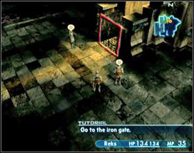 First take a look around and run to the captain [screen 1], now go to the second soldier in this area and talk to him - Nalbina Fortress | Prologue - Prologue - Final Fantasy XII Game Guide