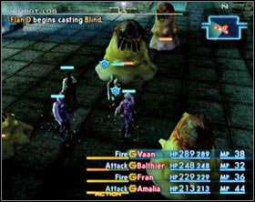 In the next chamber a fight with a Flan gang awaits you - Garamsythe Waterway - again | Part I - Part I - Final Fantasy XII Game Guide