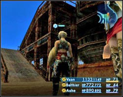 Walk over the old refinery buildings and go upstairs - Ogir-Yensa Sandsea | Part I - Part I - Final Fantasy XII Game Guide