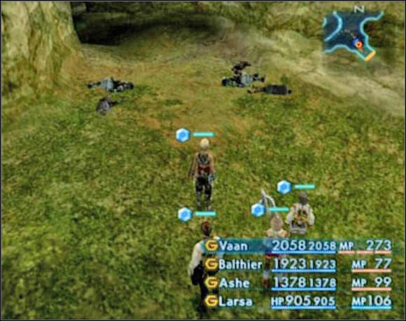 Approach the human bodies before the entrance to the mains and then go inside - Eruyt Village | Part II - Part II - Final Fantasy XII Game Guide