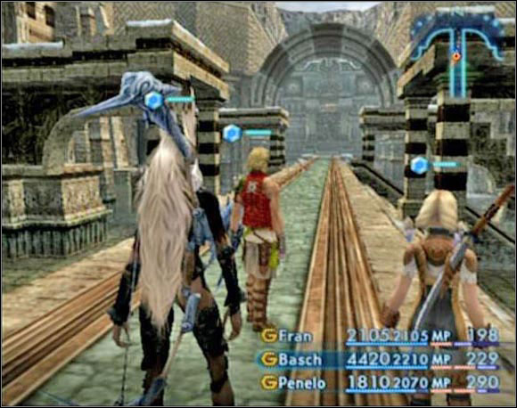 When you enter the Stillshrine keep running south till you pass the Gate Crystal - Stilshrine of Miriam | Part II - Part II - Final Fantasy XII Game Guide