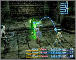 In the middle of the chamber a save crystal stands - Stilshrine of Miriam | Part II - Part II - Final Fantasy XII Game Guide
