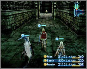 Sword of Judgment (on the left) and the chamber with a Way Stone (on the right) - Stilshrine of Miriam | Part II - Part II - Final Fantasy XII Game Guide