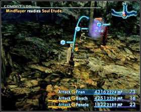 The Mindflayer can be found in south-western part of the mine. It appears only when all characters have full MP. - Mindflayer (rank IV) | Ordinary hunt notices - Ordinary hunt notices - Final Fantasy XII Game Guide