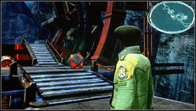 You will get to the strange red block that will be your enemy [1] - Walkthrough - Chapter IV - Walkthrough - Final Fantasy XIII - Game Guide and Walkthrough