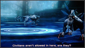 Go down and defeat another enemies - Walkthrough - Chapter V - Walkthrough - Final Fantasy XIII - Game Guide and Walkthrough