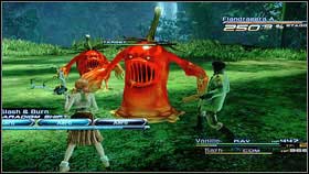 Go straight ahead and kill all bests called Flandragora [2] - Walkthrough - Chapter VI - Walkthrough - Final Fantasy XIII - Game Guide and Walkthrough