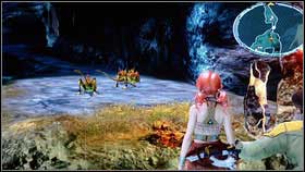 On the first crossroad take the right path and open the chest with Metal Armband [1] - Walkthrough - Chapter VI - Walkthrough - Final Fantasy XIII - Game Guide and Walkthrough