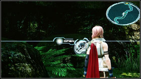 Near one yellow maggot [1] you will find a chest with Partisan - new weapon for Fang [2] - Walkthrough - Chapter XI - Part 1 - Walkthrough - Final Fantasy XIII - Game Guide and Walkthrough