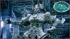 When you will be upstairs, take another quest from the statue [2] - Walkthrough - Chapter XI - Part 2 - Walkthrough - Final Fantasy XIII - Game Guide and Walkthrough