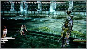 While going to the marked monster, open the chest containing Unsetting Sun [1] - Walkthrough - Chapter XI - Part 2 - Walkthrough - Final Fantasy XIII - Game Guide and Walkthrough