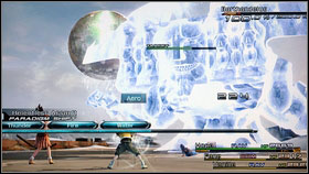 Change to the healing paradigm when someone of your teammates will have 50 of his/hers HP - Walkthrough - Chapter XI - Part 2 - Walkthrough - Final Fantasy XIII - Game Guide and Walkthrough