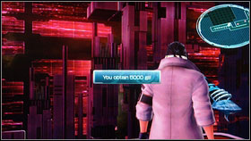 Go in the direction of marked point and find two chests with 3000 [1] and 5000 gils [2] - Walkthrough - Chapter XIII - Walkthrough - Final Fantasy XIII - Game Guide and Walkthrough