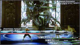 Repeat the same tactic and get close to the strange creature once again - Walkthrough - Chapter XIII - Walkthrough - Final Fantasy XIII - Game Guide and Walkthrough