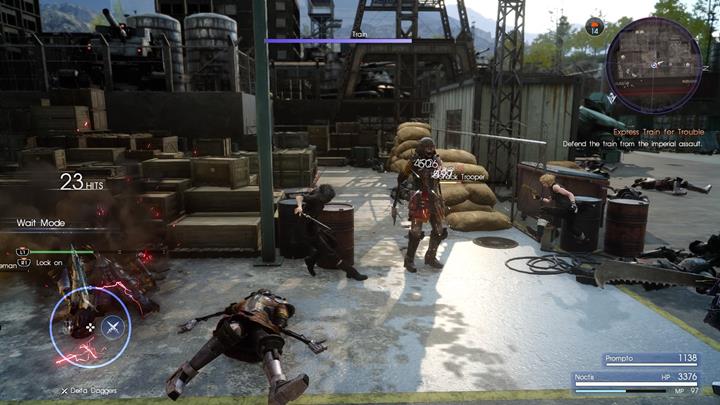 Focus on eliminating Shock Troopers. - Chapter 11 - In the Dark | Main storyline - Main storyline - Final Fantasy XV Game Guide