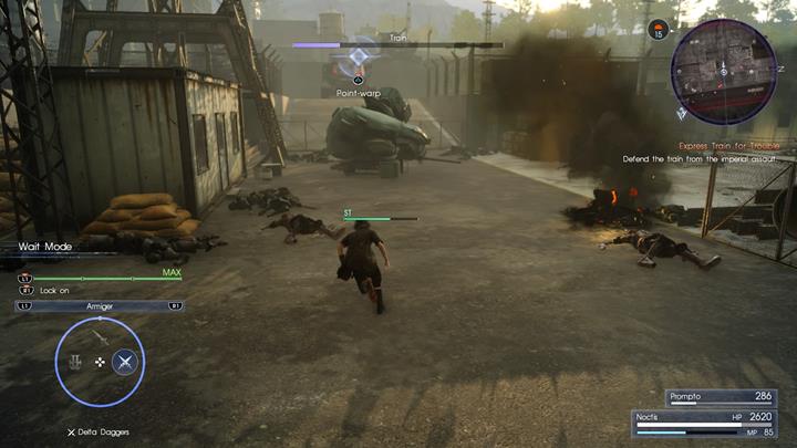 Destroy the tank before it can fire. - Chapter 11 - In the Dark | Main storyline - Main storyline - Final Fantasy XV Game Guide