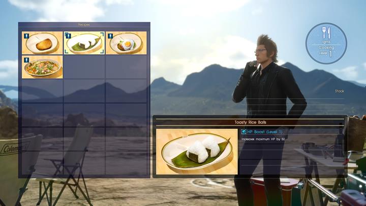 Eating fancy food makes you stronger. Just like in real life. - Chapter 1 - Departure | Main storyline - Main storyline - Final Fantasy XV Game Guide