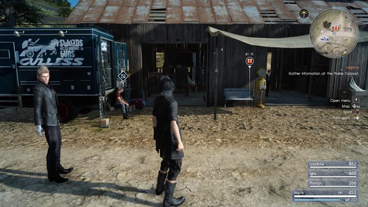 Meet with Monica and equip your heroes with fresh gear - Chapter 2 - No Turning Back | Main storyline - Main storyline - Final Fantasy XV Game Guide