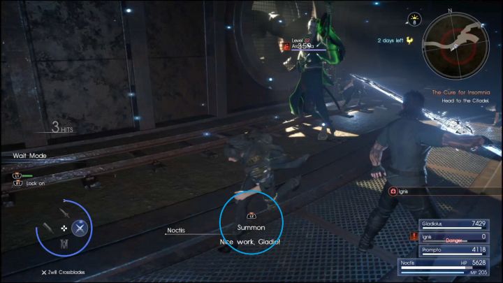 The screen will change once an Astral is available to be summoned. - How to summon Astrals in Final Fantasy XV? - FAQ - Frequently Asked Questions - Final Fantasy XV Game Guide