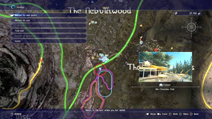 Place where you can start all of the Chocobo races. - Chocobo races in Final Fantasy XV - FAQ - Frequently Asked Questions - Final Fantasy XV Game Guide