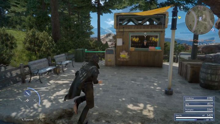 The NPC located in the booth is the one youre looking for. - Chocobo races in Final Fantasy XV - FAQ - Frequently Asked Questions - Final Fantasy XV Game Guide