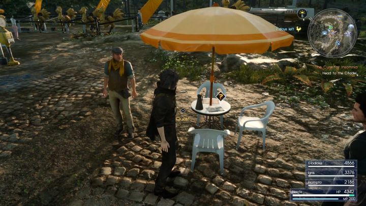 The quest can be started by interacting with the book lying on the table. - How to unlock Stacked Ham Sandwich (+50% EXP)? - FAQ - Frequently Asked Questions - Final Fantasy XV Game Guide