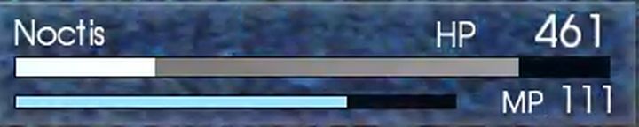 Health bar is divided into several segments. - General information | Combat - Combat - Final Fantasy XV Game Guide