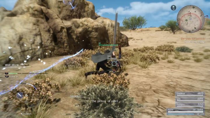 Blitz allows you to dash to the enemy. - Attack | Combat - Combat - Final Fantasy XV Game Guide