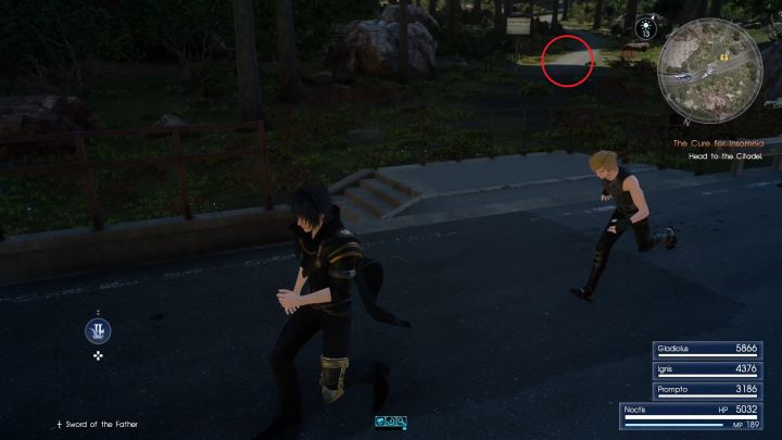 ... the stairs and the route leading to the dungeon. - How to acquire all 6 Moogle Charms (+20% EXP each)? - FAQ - Frequently Asked Questions - Final Fantasy XV Game Guide