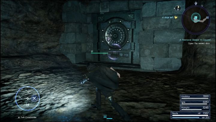 The entrance is well hidden. - A Menace Sleeps in Daurell | Menace Beneath Lucis dungeons - Menace Beneath Lucis - end-game dungeons - Final Fantasy XV Game Guide