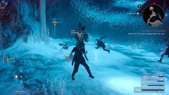 A long encounter awaits you at the end of the dungeon. - Chapter 3 - The Open World | Main storyline - Main storyline - Final Fantasy XV Game Guide