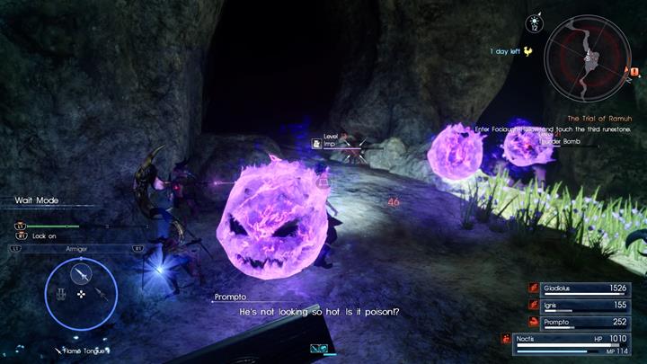 Thunder Bombs are very dangerous. - Chapter 5 - Dark Clouds | Main storyline - Main storyline - Final Fantasy XV Game Guide