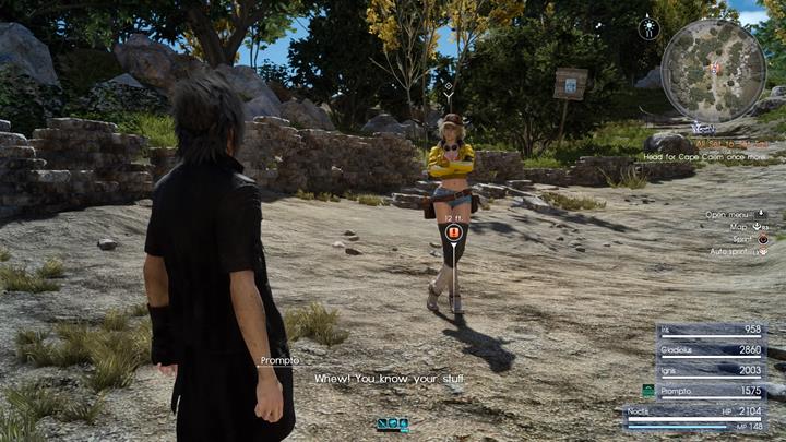 A series of conversations await you here. - Chapter 6 - A Way Forward | Main storyline - Main storyline - Final Fantasy XV Game Guide