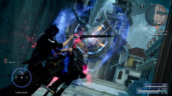 Block Leviathans attacks. - Chapter 9 - Callings | Main storyline - Main storyline - Final Fantasy XV Game Guide